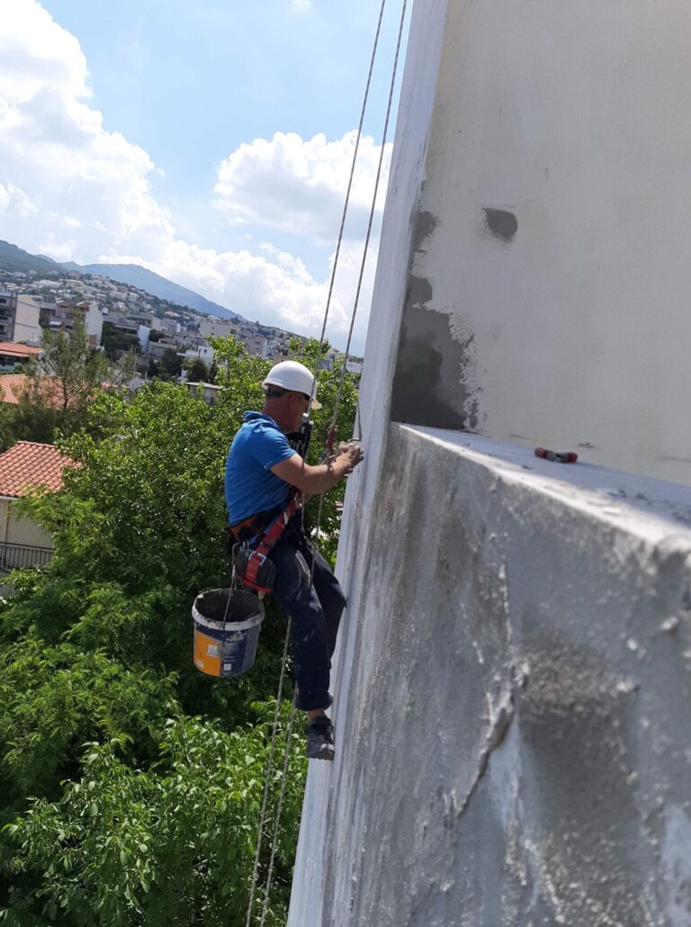 επιδιορθωση πλαγιας οψης κτιριου